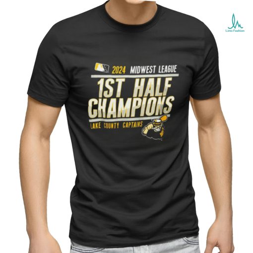 Lake County Captains 2024 Midwest League 1st Half Champions shirt