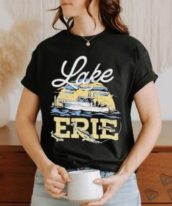 Lake erie fishing vintage shirt