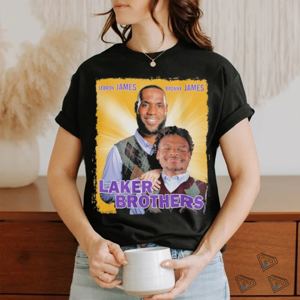 Laker Brothers Lebron James And Bronny James Shirt Laker Brothers Lebron James And Bronny James Shirt