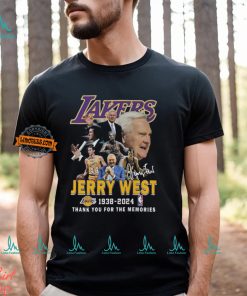 Lakers Jerr West 1938 2024 Thank You For The Memories T Shirt