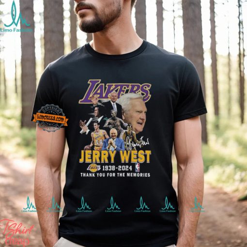 Lakers Jerr West 1938 2024 Thank You For The Memories T Shirt