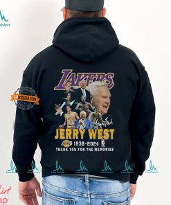 Lakers Jerr West 1938 2024 Thank You For The Memories T Shirt