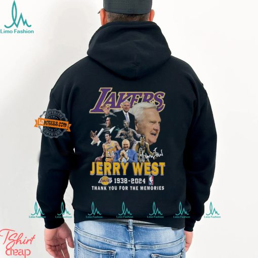 Lakers Jerr West 1938 2024 Thank You For The Memories T Shirt