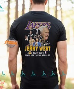 Lakers Jerr West 1938 2024 Thank You For The Memories T Shirt