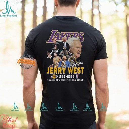 Lakers Jerr West 1938 2024 Thank You For The Memories T Shirt
