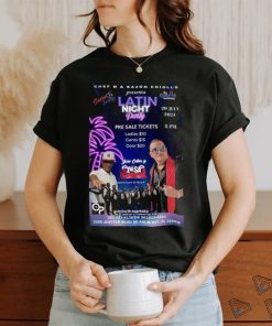 Latin Night Party Tickets, Sat, Jul 20, 2024 Poster Shirt