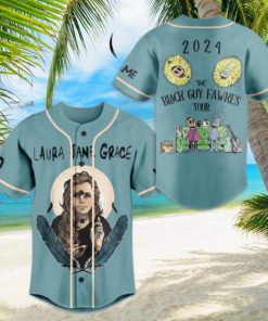 Laura Jane Grace 2024 The Black Guy Fawkes Tour Tour Custom Baseball Jersey