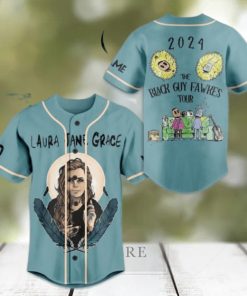 Laura Jane Grace 2024 The Black Guy Fawkes Tour Tour Custom Baseball Jersey