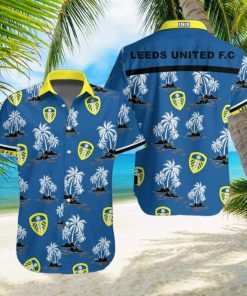 Leeds United Fc Tropical Flower Trending Hawaiian Shirt