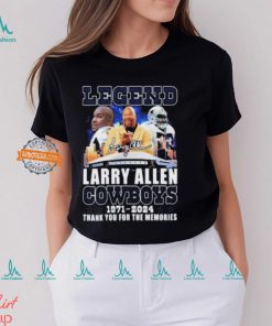 Legend Larry Allen Dallas Cowboys 1971 2024 Thank You For The Memories Signature Unisex T Shirt