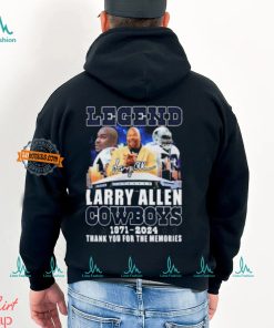 Legend Larry Allen Dallas Cowboys 1971 2024 Thank You For The Memories Signature Unisex T Shirt