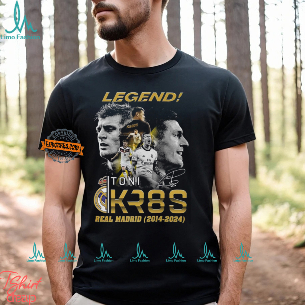 Legend Toni Kr8s Real Madrid 2014 2024 T Shirt Legend Toni Kr8s Real Madrid 2014 2024 T Shirt