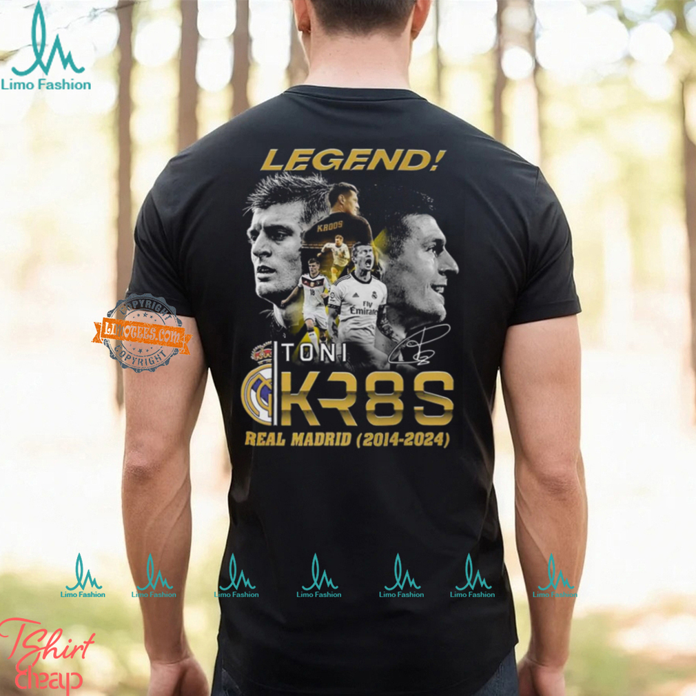 Legend Toni Kr8s Real Madrid 2014 2024 T Shirt Legend Toni Kr8s Real Madrid 2014 2024 T Shirt