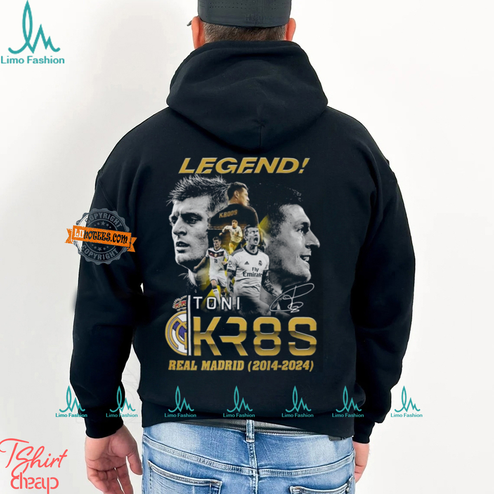 Legend Toni Kr8s Real Madrid 2014 2024 T Shirt Legend Toni Kr8s Real Madrid 2014 2024 T Shirt