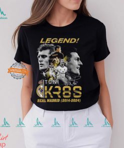 Legend Toni Kr8s Real Madrid 2014 2024 T Shirt