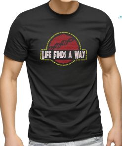 Life finds a way Dino DNA Typography shirt