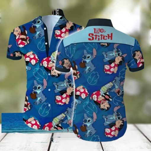 Lilo And Stitch Hawaiian Shirt Cartoon Gift For Beach Lovers