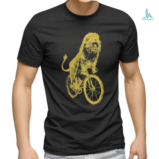 Lion on a Bicycle T Shirt