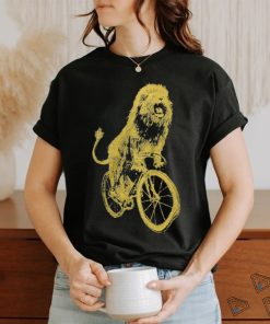 Lion on a Bicycle T Shirt