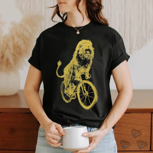 Lion on a Bicycle T Shirt