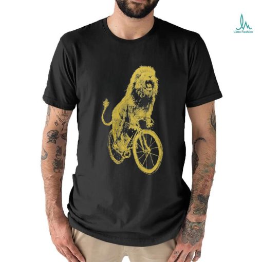 Lion on a Bicycle T Shirt