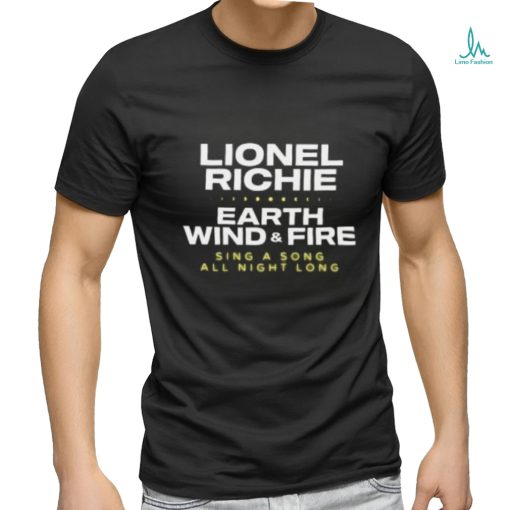 Lionel Richie Sing A Song All Night Long Tour Shirt