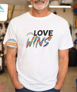 Los Angeles Chargers Pride Love Wins 2024 Shirt