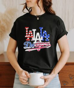 Los Angeles Dodgers Baseball Team Celebrating 4th Of July T Shirt