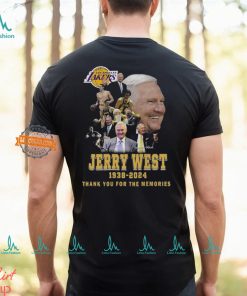 Los Angeles Lakers Jerry West 1938 2024 Thank You For The Memories T Shirt