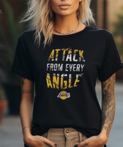Los Angeles Lakers Under Armour Youth Combine Authentic Attack from Every Angle Performance T Shirt