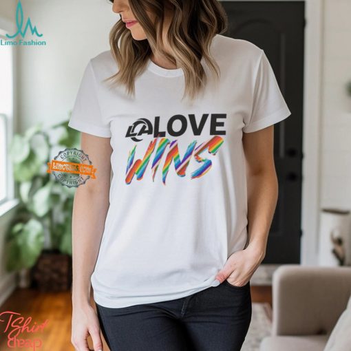 Los Angeles Rams Pride Love Wins 2024 Shirt