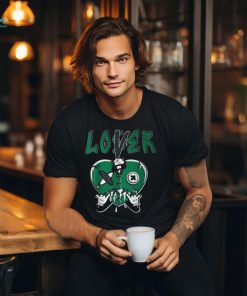 Loser Lover Heart Dripping Pine Green 3S Matching T Shirt