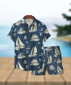 Louis Vuitton Boats Luxury Hawaiian Shirt And Short