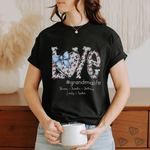 Love grandmalifei family personalized custom shirt