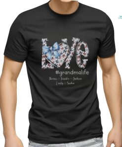 Love grandmalifei family personalized custom shirt