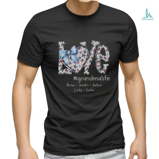 Love grandmalifei family personalized custom shirt