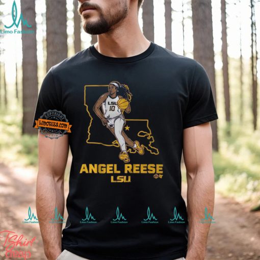 Lsu Basketball Angel Reese State Star Shirt