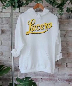 Lucero Logo Script Baseball Shirts