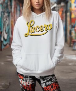 Lucero Logo Script Baseball Shirts