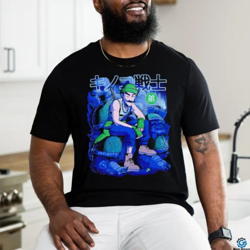 Luigi character green mushroom Brother shirt