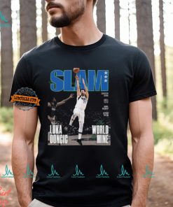 Luka Doncic The World Is Mine Run To The ’24 NBA Finals With The Cover Of SLAM 250 Vintage T Shirt