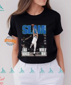 Luka Doncic The World Is Mine Run To The ’24 NBA Finals With The Cover Of SLAM 250 Vintage T Shirt