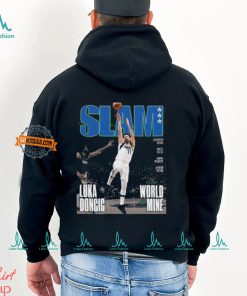 Luka Doncic The World Is Mine Run To The ’24 NBA Finals With The Cover Of SLAM 250 Vintage T Shirt