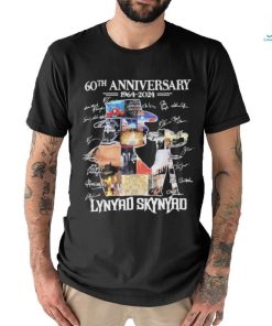 Lynyrd Skynyrd 60th Anniversary Music Legend 1964 2024 T Shirt