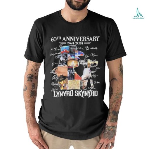 Lynyrd Skynyrd 60th Anniversary Music Legend 1964 2024 T Shirt