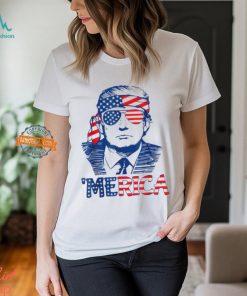 MERICA TRUMP Happy 4th Of July Trump American Flag Shirt