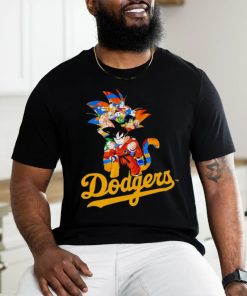 MLB Anime Dragon Ball Dodgers Cartoon Baseball Meme shirt