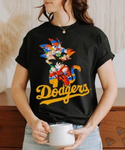 MLB Anime Dragon Ball Dodgers Cartoon Baseball Meme shirt