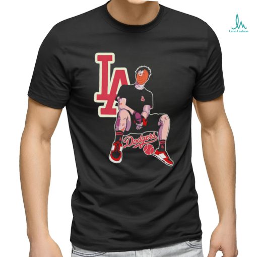 MLB Anime Naruto Obito Red LA Dodgers Anime Baseball Meme shirt