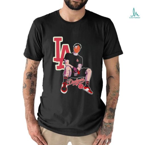 MLB Anime Naruto Obito Red LA Dodgers Anime Baseball Meme shirt